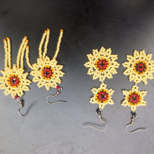 Aretes flor amarilla