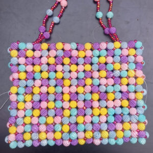 Bolso bolitas de colores